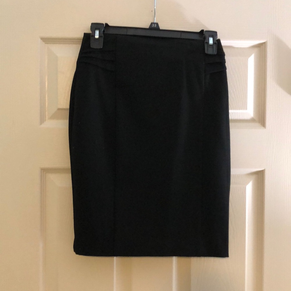 Classic Straight Black Skirt